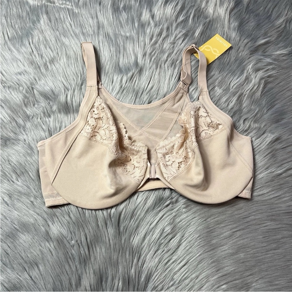 Delimira Posture Bra Front Closure Beige Size 36DD